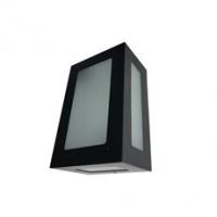 Ela Eletro Araguari ARAND RETANG 5 VIDROS AR213PT>5A ARANDELA RIOPRELUSTES