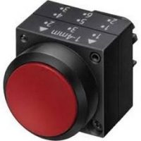 Ela Eletro Araguari BOTAO COMAN.SIN 3SB30 00-0AA21 FRONTAL VERM >7S BOTAO SIEMENS