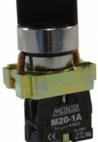 Ela Eletro Araguari BOTAO COMAN.M20SSR7-B-2A 3POS.S/RET >1F BOTAO METALTEX