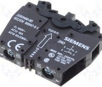 Ela Eletro Araguari ELEMEN.CONTATO 3SB3400-0A 1NA+1NF >7K ELEMENTO SIEMENS