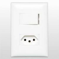 Ela Eletro Araguari INT.THESI M5A68S 4X2 1INT.S+TOM.2P+T PB 10A>1M INTERRUPTOR PIAL BTICINO