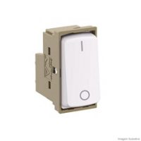 Ela Eletro Araguari INT.ZEFFIA 680153 BIP. SIMPL 10A 250V 1MD >1I INTERRUPTOR PIAL ZEFFIA