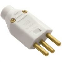 Ela Eletro Araguari PLUG MACHO 2P+T 10A CZ 1729 FAME>2A PLUG FAME