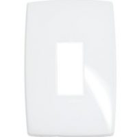 Ela Eletro Araguari PLACA PIALPLUS GLOSS 618521 1MOD.VERT>1A PLACA PIAL