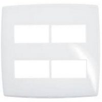 Ela Eletro Araguari PLACA PIALPLUS GLOSS 618534 4X4 2+2MOD.SEP>1C PLACA PIAL