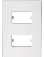 Ela Eletro Araguari PLACA 4X2 2 MOD.SEP BR C/SUP SLEEK 16024.>1N PLACA MAR GIRIUS