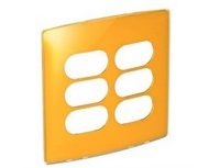 Ela Eletro Araguari PLACA NEREYA 4X4 663438 3+3P. SEP. TANGERINA GL>1M PLACA PIAL NEREYA