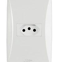 Ela Eletro Araguari TOM.MEC TRONIC 2P+T 20AMP C/PL 39028-1C TOMADA MEC-TRONIC